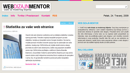 Web dizajn mentor